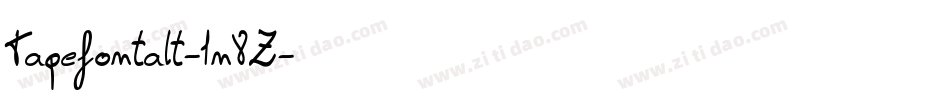 Tapefontalt-1n8Z字体转换