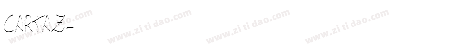 CARTAZ字体转换