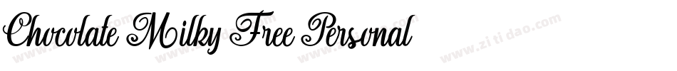 Chocolate-Milky-Free-Personal-2字体转换