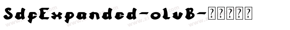 SdfExpanded-oLvB字体转换