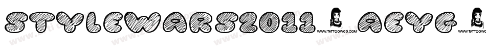 Stylewars2011-aEYg字体转换