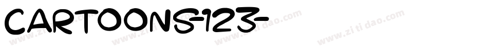 Cartoons-123字体转换