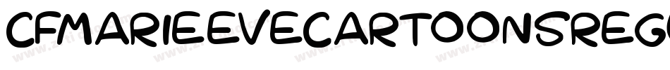 CfMarieEveCartoonsRegular-8zvD字体转换