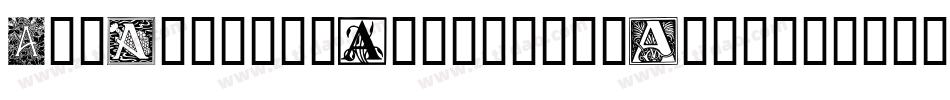 ArtNouveauInitials-E9xW字体转换