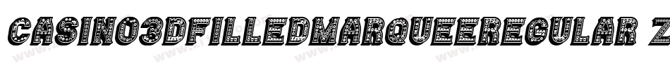 Casino3DFilledMarqueeRegular-ZVKlB字体转换