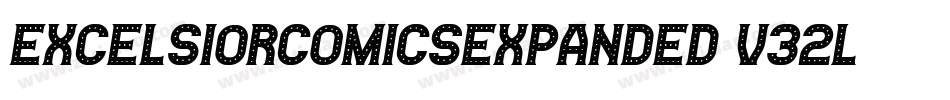 ExcelsiorComicsExpanded-V32l字体转换