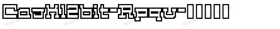 Cask12bit-Rpqv字体转换