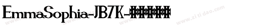 EmmaSophia-JB7K字体转换