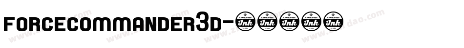 forcecommander3d字体转换