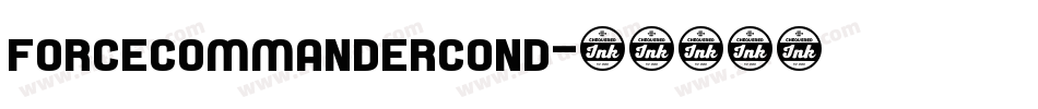 forcecommandercond字体转换