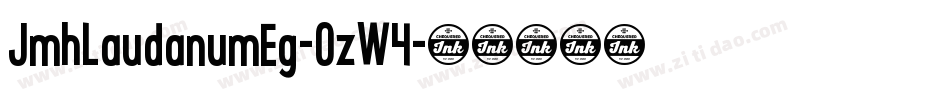 JmhLaudanumEg-OzW4字体转换