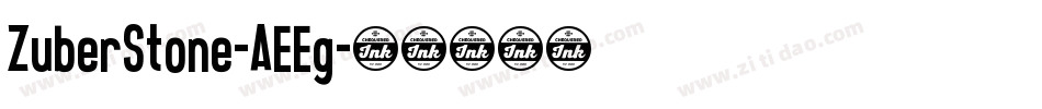 ZuberStone-AEEg字体转换