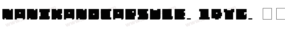 NanikanoCapsule-14Yg字体转换