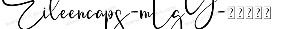 Eileencaps-mLgG字体转换