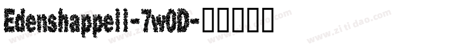 Edenshappell-7w0D字体转换