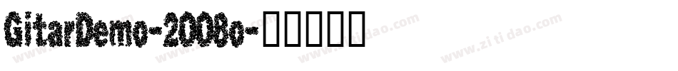 GitarDemo-2OO8o字体转换