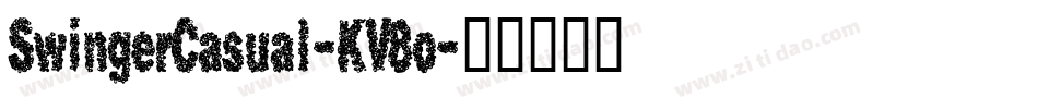 SwingerCasual-KV8o字体转换