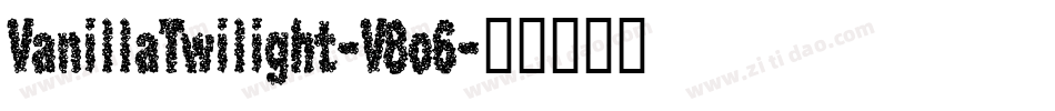 VanillaTwilight-V8o6字体转换