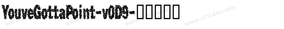 YouveGottaPoint-v0D9字体转换