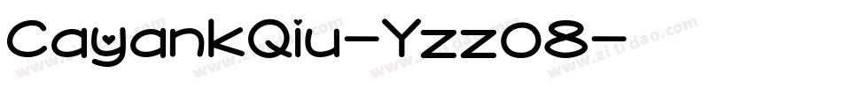 CayankQiu-Yzz08字体转换