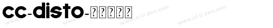CC-Disto字体转换