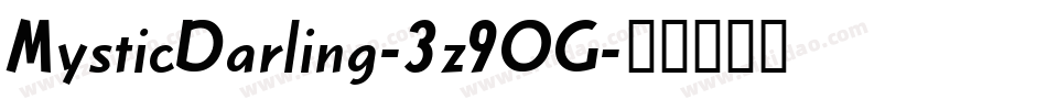 MysticDarling-3z9OG字体转换