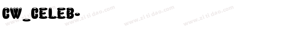 CW_CELEB字体转换