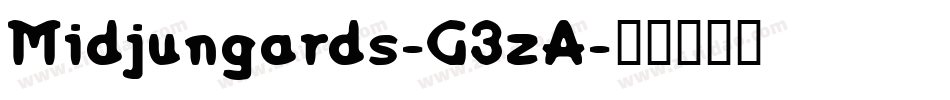 Midjungards-G3zA字体转换 Midjungards-G3zA字体转换