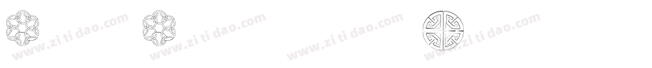 CelticCircledings-1G2j字体转换