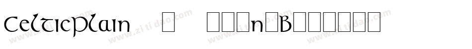 CelticPlain001001-1n4B字体转换