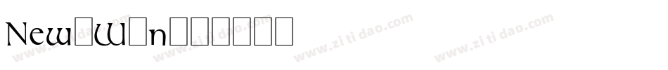 New-W1n字体转换