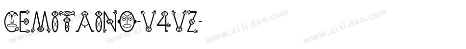 CemiTaino-V4vz字体转换