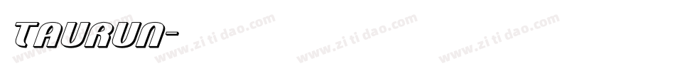 taurun字体转换