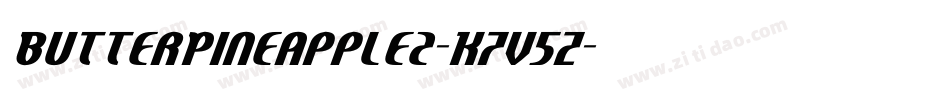 ButterPineapple2-K7V5Z字体转换