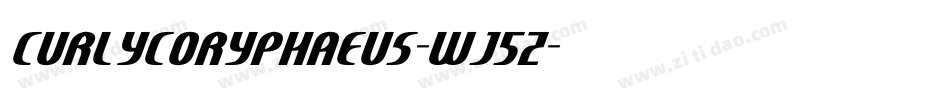 CurlyCoryphaeus-wJ5z字体转换 CurlyCoryphaeus-wJ5z字体转换