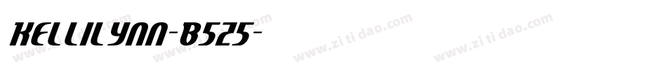 Kellilynn-B5z5字体转换
