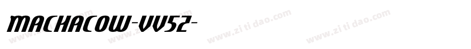 Machacow-VV5z字体转换