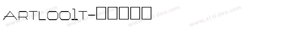 artloo1t字体转换