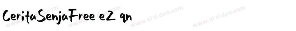 CeritaSenjaFree-eZ2qn字体转换