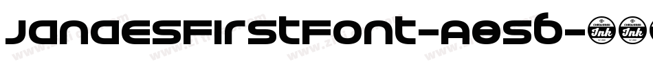 JanaesFirstFont-A856字体转换