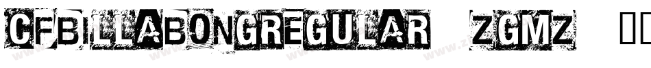 CfBillabongRegular-ZgMZ字体转换