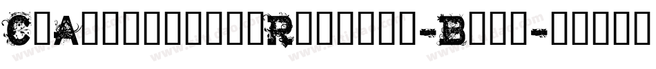 CfArmageddonRegular-B1j8字体转换