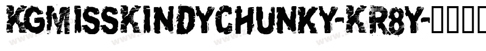 KgMissKindyChunky-KR8y字体转换