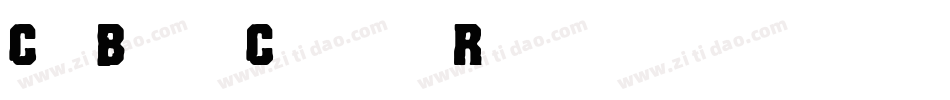 CfBadCopsRegular-gJA6字体转换