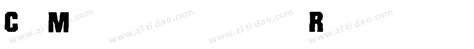 CfManifestoRegular-DBad字体转换