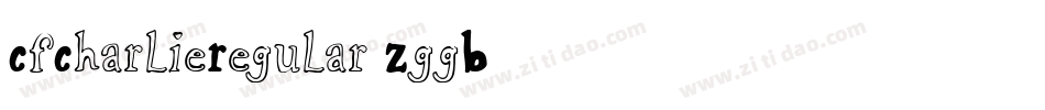 CfCharlieRegular-ZggB字体转换