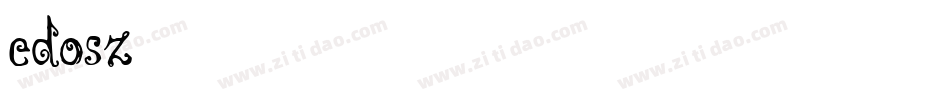 edosz字体转换