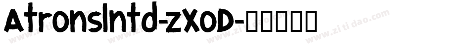 Atronslntd-zXoD字体转换