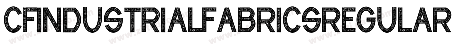 CfIndustrialFabricsRegular-Vy70字体转换