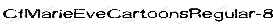 CfMarieEveCartoonsRegular-8zvD字体转换